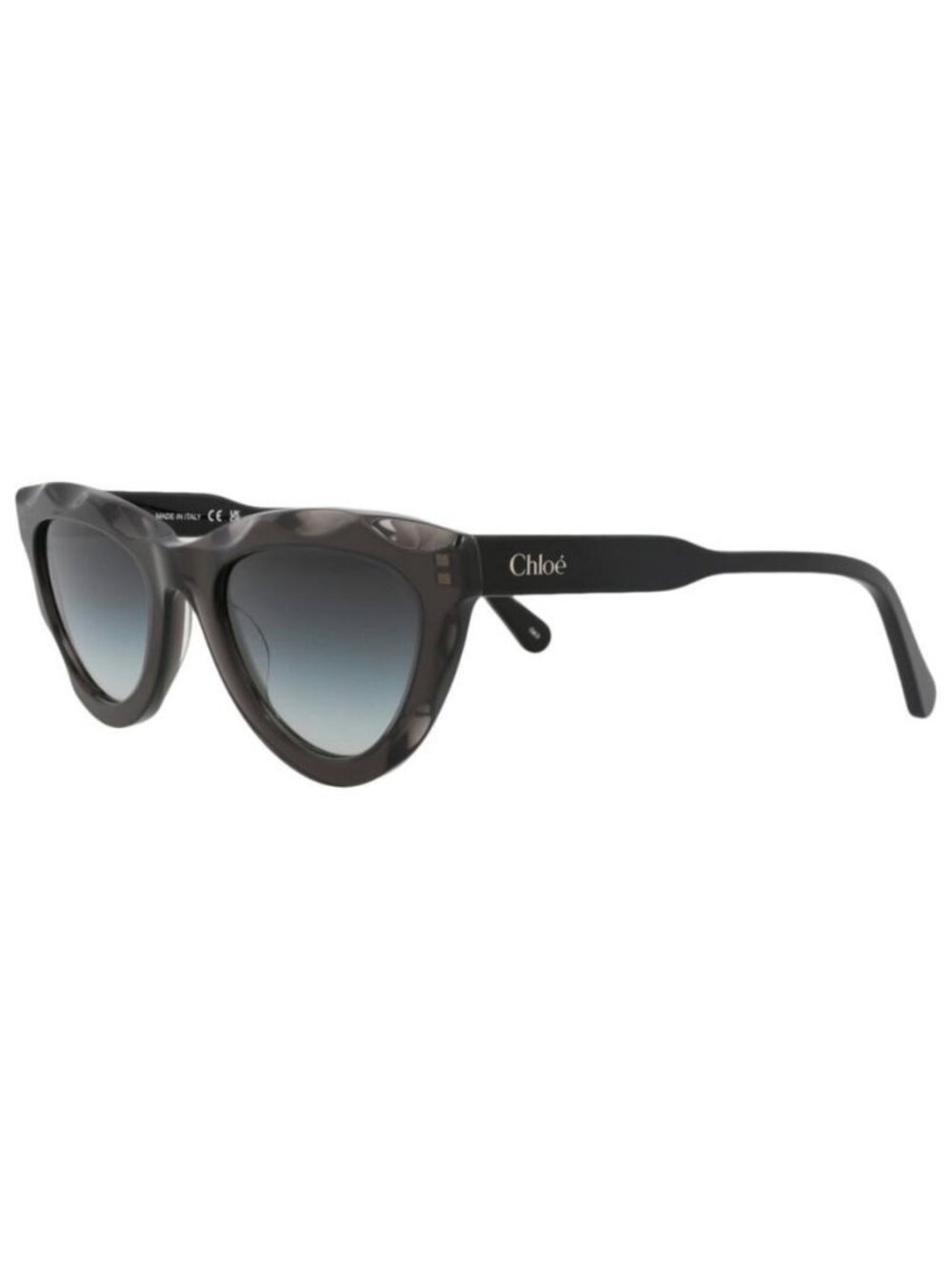 New Chloé Womens Cat Eye Grey Black Grey Fashion Designer Sunglasses